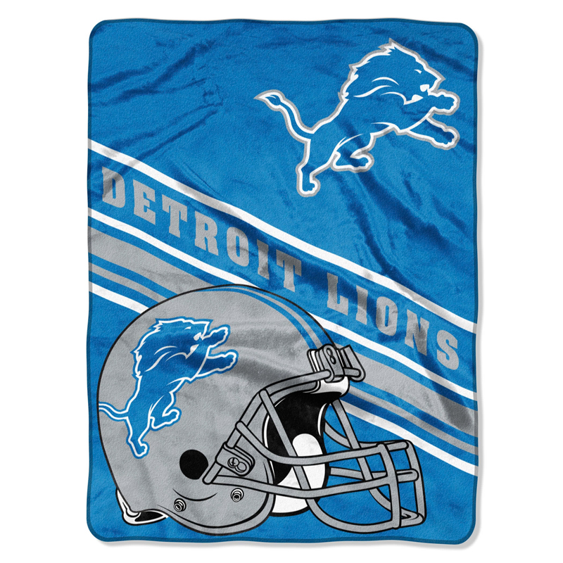 Detroit Lions Blankets Sherpa Blanket Throw Blanket