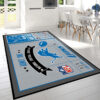 Detroit Lions Rug NFL Area Rug Kitchen Rug Indoor Indoor Rug Rectangle Carpet detroit lions rug living room rug floor rug regtangle carpet home decor ver 658