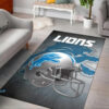 Detroit Lions Rug NFL Area Rug Living Room Rug Indoor Rug Rectangle Carpet detroit lions rugs living room rug floor rug regtangle carpet home decor ver 667