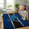 Detroit Lions Area Rug NFL Area Rug Living Room Area Rug Indoor Indoor Rugs Rectangle Carpet detroit lions rugs living room rug floor rug regtangle carpet home decor ver 677