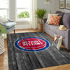 detroit pistons rug living room carpet regtangle carpet floor decor home decor ver 291