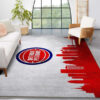 Detroit Pistons Area Rug NBA Area Rug Dining Room Rug Indoor Indoor Rugs Rectangle Carpet detroit pistons rug living room carpet regtangle carpet floor decor home decor ver 300