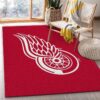 Detroit Red Wings Area Rug NHL Area Rug Living Room Rug Indoor Rugs Rectangle Carpet detroit red wings rug living room carpet regtangle carpet floor decor home decor ver 128