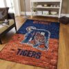 Detroit Tigers Area Rug MLB Area Rug Dining Room Rugs Indoor Rug Rectangle Carpet detroit tigers rug living room carpet regtangle carpet floor decor home decor ver 99