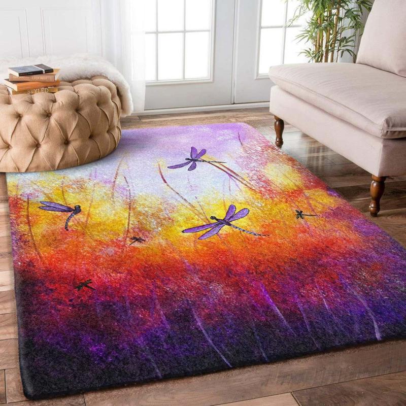 Dragonfly 7 Rug Living Room Rug