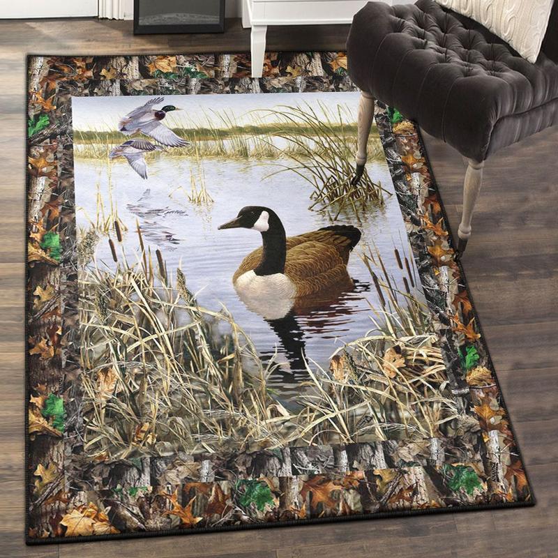 Duck Hunting Cool Rugs Duck Hunting Waterfowl Camouflage Rug