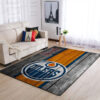 Edmonton Oilers Area Rug NHL Area Rug Bathroom Rugs Indoor Rugs Rectangle Carpet edmonton oilers rug living room carpet regtangle carpet floor decor home decor ver 143