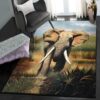 Elephants Modern Area Rugs Africa Elephant Art Rug elephants modern area rugs africa elephant art rug