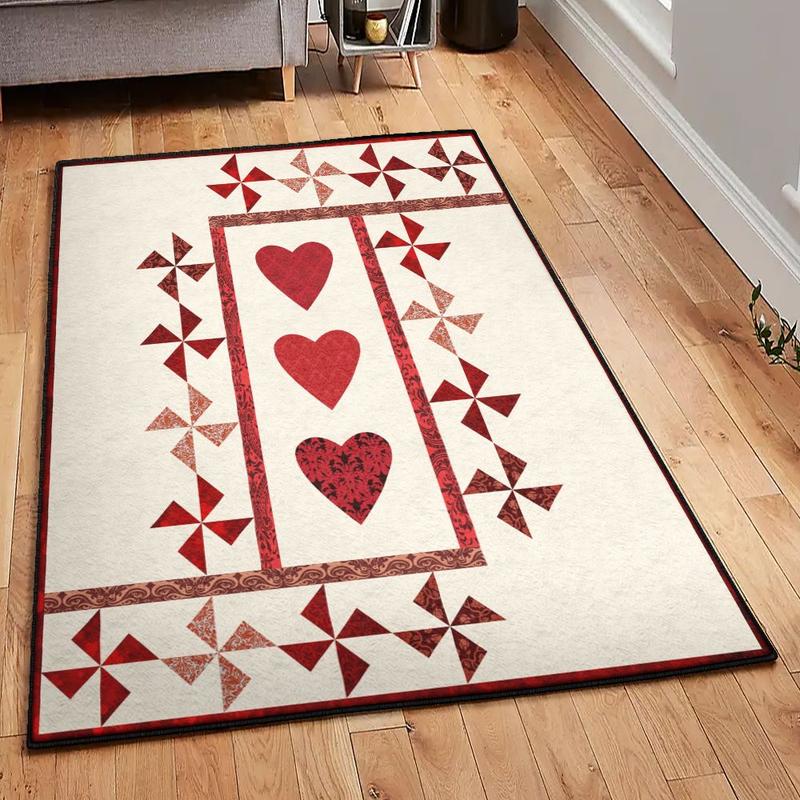 Endless Love Indoor Carpet Heart Rug