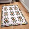 floral outdoor carpet yellow flower rug