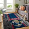Florida Panthers Area Rug NHL Area Rug Living Room Area Rug Indoor Indoor Rug Rectangle Carpet florida panthers rug living room carpet regtangle carpet floor decor home decor ver 152