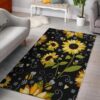 flower 5 rug living room area rug