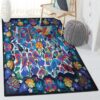 flower cool rugs flower garden with birds rug