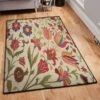 Flower Garden Washable Rugs Flower Rug flower garden washable rugs flower rug