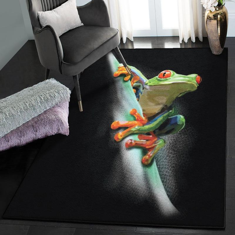 Frog Art Deco Rug Frog Rug