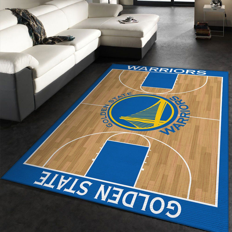 Golden State Warriors Rug NBA Area Rug Living Room Area Rug Indoor Rugs Rectangle Carpet