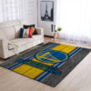 Golden State Warriors Rug NBA Area Rug Bathroom Rugs Indoor Indoor Rug Rectangle Carpet golden state warriors rug living room carpet regtangle carpet floor decor home decor ver 333