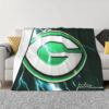 Green Bay Packers Blanket FLeece Blanket Throw Blanket green bay packers blanket fleece blanket throw blanket v21