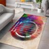 Guitar Art Instrument Area Rug Living Room Rug guitar art instrument area rug living room rug