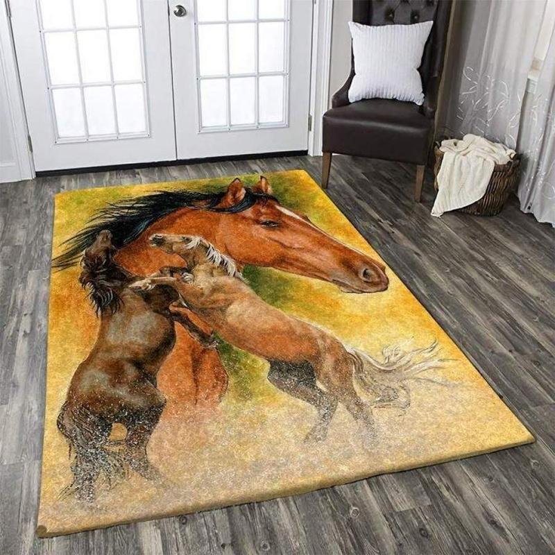 Horse 8 Area Rug Living Room Rug