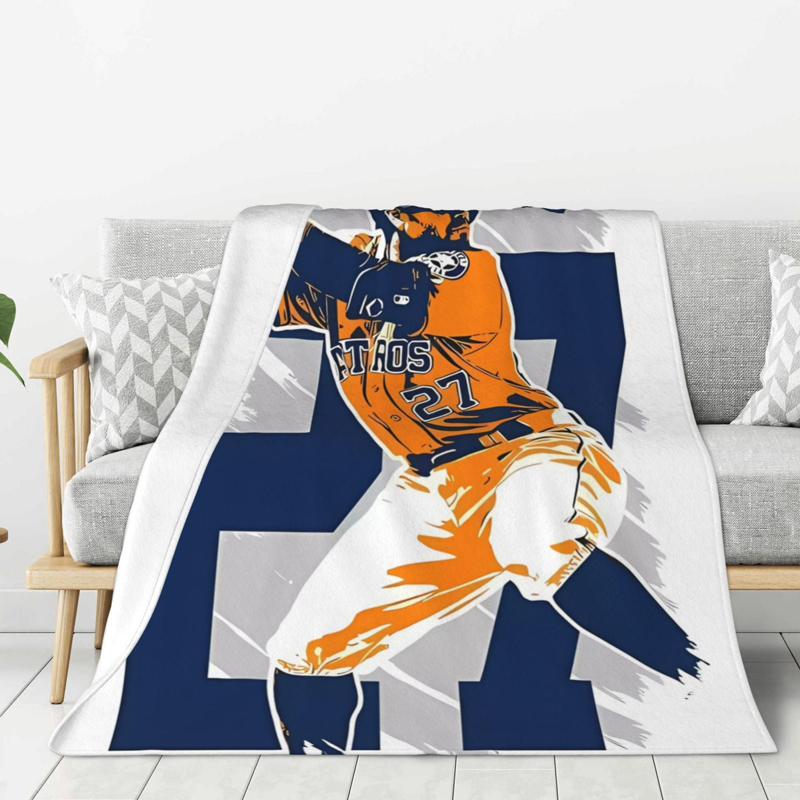 Houston Astros Blanket Sherpa Blanket Throw Blanket
