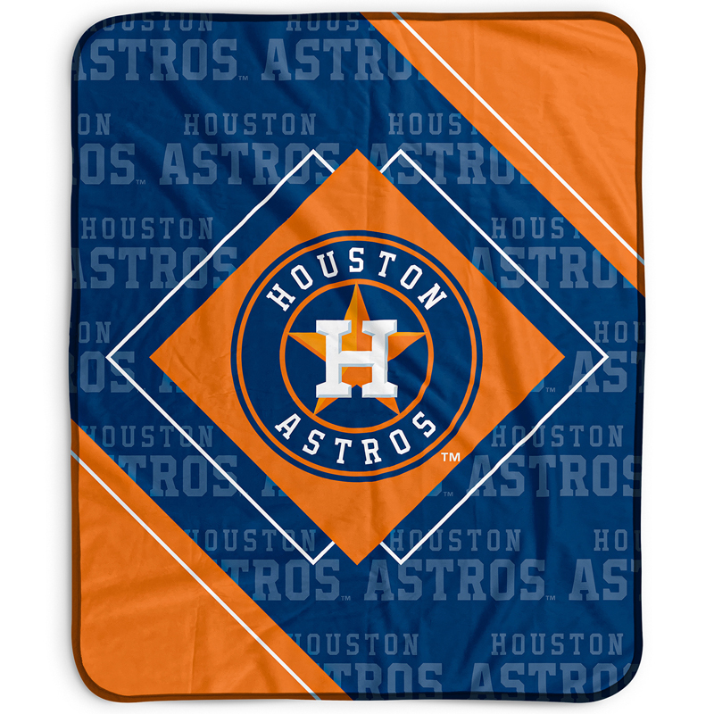 Houston Astros Blanket Sherpa Blanket Throw Blanket
