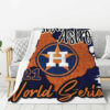 Houston Astros Blankets FLeece Blanket Throw Blanket houston astros blankets fleece blanket throw blanket v28
