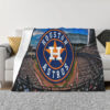 Houston Astros Blankets FLeece Blanket Throw Blanket houston astros blankets fleece blanket throw blanket v7