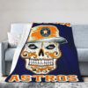 Houston Astros Blankets FLeece Blanket Throw Blanket houston astros blankets fleece blanket throw blanket v71