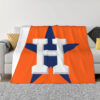 Houston Astros Blankets FLeece Blanket Throw Blanket houston astros blankets fleece blanket throw blanket v8