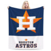 Houston Astros Blankets Sherpa Blanket Throw Blanket houston astros blankets sherpa blanket throw blanket v9
