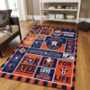 Houston Astros Rug MLB Area Rug Bathroom Rug Indoor Rugs Rectangle Carpet houston astros rug living room carpet regtangle carpet floor decor home decor ver 112
