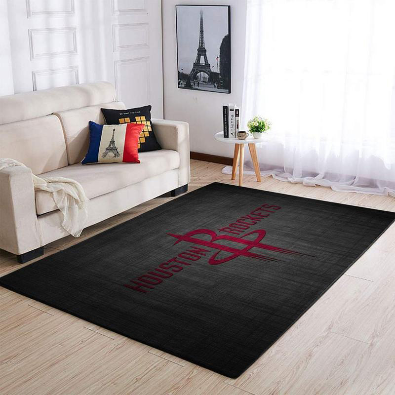 Houston Rockets Area Rug NBA Area Rug Bathroom Rugs Indoor Indoor Rugs Rectangle Carpet