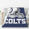 Indianapolis Colts Blanket FLeece Blanket Throw Blanket indianapolis colts blanket fleece blanket throw blanket v63
