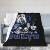 Indianapolis Colts Blanket FLeece Blanket Throw Blanket indianapolis colts blanket fleece blanket throw blanket v67