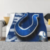 Indianapolis Colts Blankets Sherpa Blanket Throw Blanket indianapolis colts blankets sherpa blanket throw blanket v2