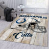 Indianapolis Colts Area Rug NFL Area Rug Dining Room Rug Indoor Rugs Rectangle Carpet indianapolis colts rug bathroom rug floor rug regtangle carpet home decor ver 872