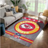 Kansas City Chiefs Area Rug NFL Area Rug Kitchen Rug Indoor Rug Rectangle Carpet kansas city chiefs area rug living room rug floor rug regtangle carpet home decor ver 955