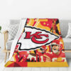 Kansas City Chiefs Blanket FLeece Blanket Throw Blanket kansas city chiefs blanket fleece blanket throw blanket v58