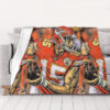 Kansas City Chiefs Blankets FLeece Blanket Throw Blanket kansas city chiefs blankets fleece blanket throw blanket v112