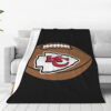 Kansas City Chiefs Blankets FLeece Blanket Throw Blanket kansas city chiefs blankets fleece blanket throw blanket v148