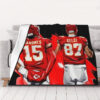 Kansas City Chiefs Blankets FLeece Blanket Throw Blanket kansas city chiefs blankets fleece blanket throw blanket v25