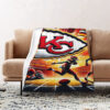 Kansas City Chiefs Blankets FLeece Blanket Throw Blanket kansas city chiefs blankets fleece blanket throw blanket v98