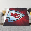 Kansas City Chiefs Blankets Sherpa Blanket Throw Blanket kansas city chiefs blankets sherpa blanket throw blanket v65