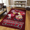 Kansas City Chiefs Area Rug NFL Area Rug Dining Room Rugs Indoor Indoor Rug Rectangle Carpet kansas city chiefs rug bath rug floor rug regtangle carpet home decor ver 974