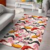 Koi Fish Pattern Print Area Rug Living Room Rug koi fish pattern print area rug living room rug