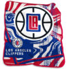 LA Clippers Blankets FLeece Blanket Throw Blanket la clippers blankets fleece blanket throw blanket v1