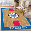 La Clippers Rug NBA Area Rug Dining Room Rug Indoor Indoor Rugs Rectangle Carpet la clippers rug living room carpet regtangle carpet floor decor home decor ver 378