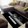 Las Vegas Raiders Area Rug NFL Area Rug Dining Room Rug Indoor Indoor Rugs Rectangle Carpet las vegas raiders area rug oakland raiders rugs bathroom rug floor rug regtangle carpet home decor ver 1022