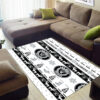 Las Vegas Raiders Area Rug NFL Area Rug Dining Room Rug Indoor Rugs Rectangle Carpet las vegas raiders area rug oakland raiders rugs bathroom rug floor rug regtangle carpet home decor ver 1027